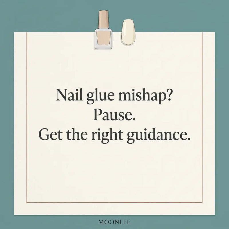 Nail Glue on Skin: Safe Removal That Works | MOONLEE