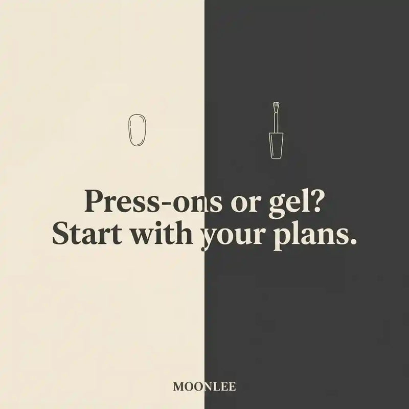 Press-On Nails vs Gel: Cost, Damage, Wear Time | MOONLEE