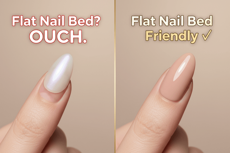 Press-On Nails for Flat Nail Beds: The Ultimate Guide (Stop the C-Curve Torture)
