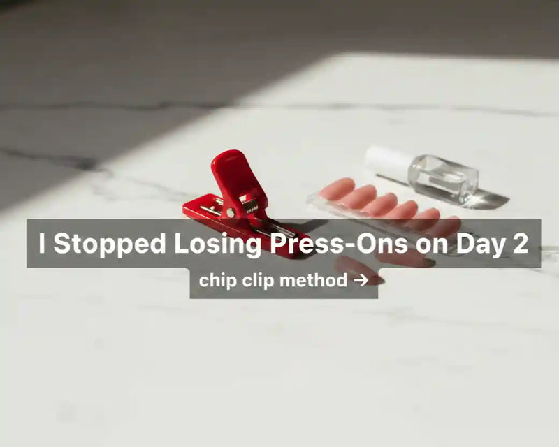 Chip Clip Press-On Hack: Even Pressure, No Lifting — MOONLEE