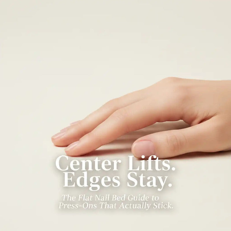 Press-On Nails for Flat Nail Beds