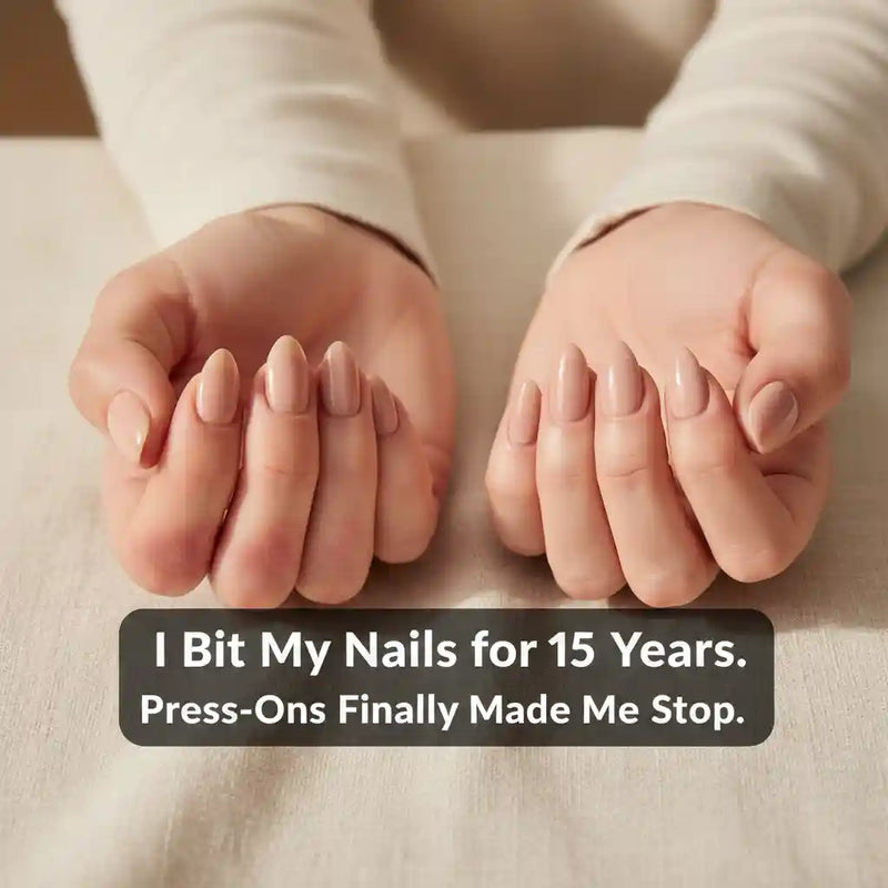 I Bit My Nails for 15 Years. Press-Ons Finally Made Me Stop.