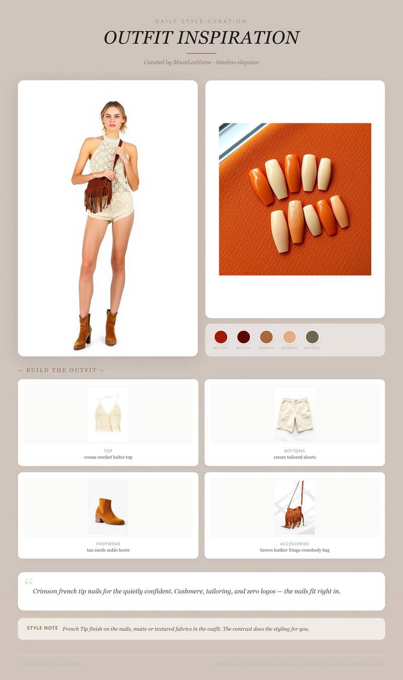 Terra Mosaic 3D Nails + Weekend Outfit Ideas | MOONLEE Style