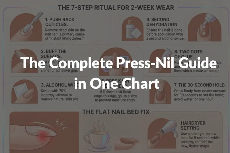 The Complete Press-On Nail Guide in One Chart