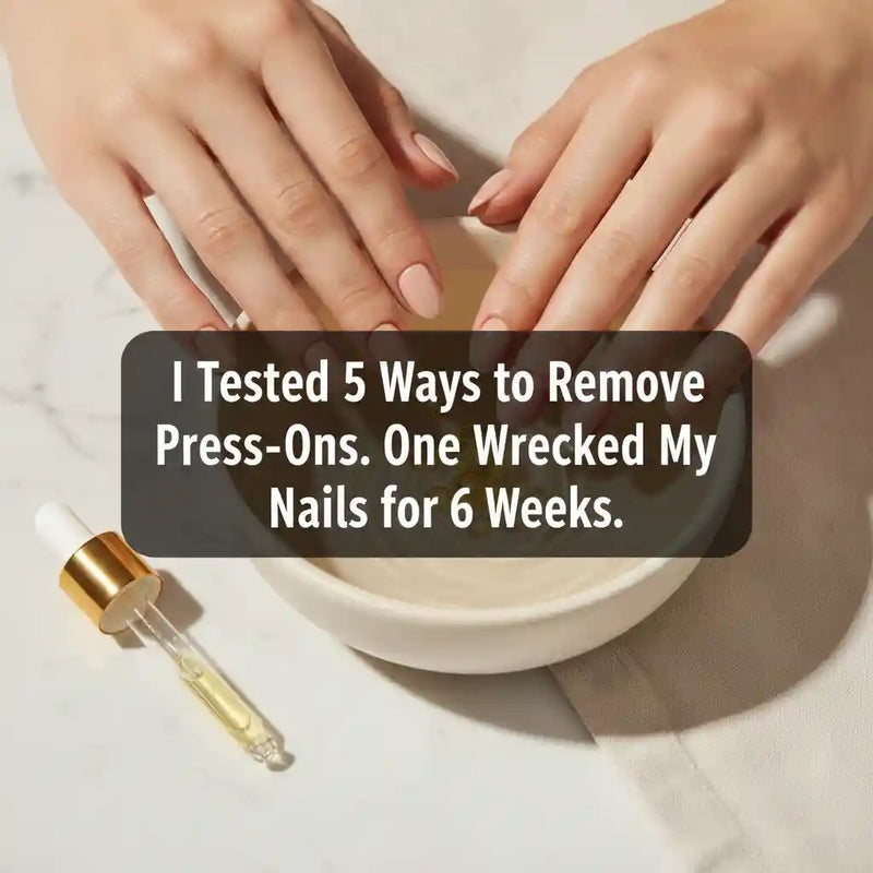 I Tested 5 Ways to Remove Press-Ons. 1 Is a Mistake.
