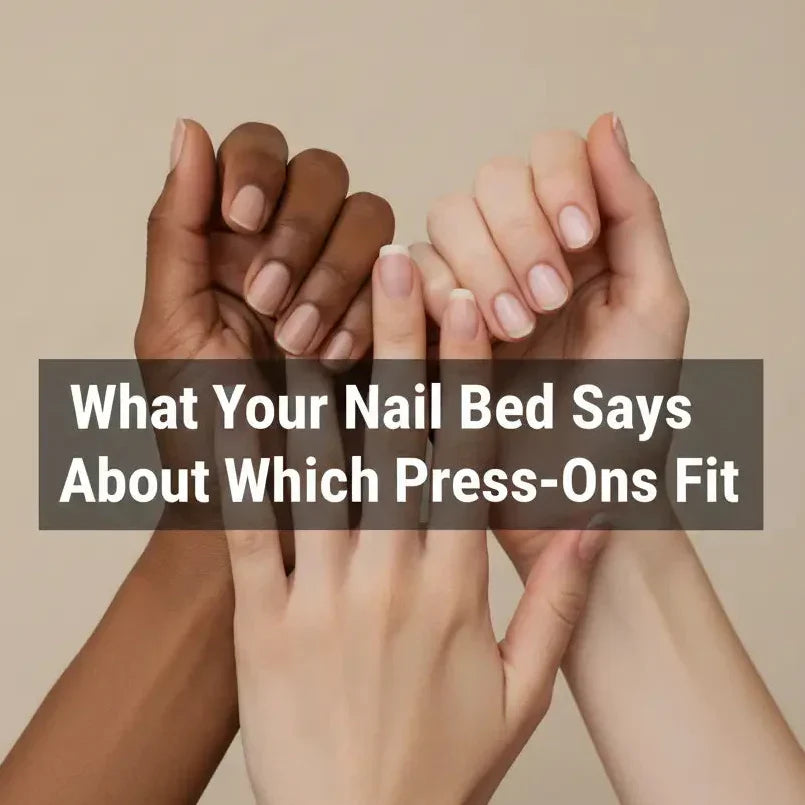 MOONLEE Nail Typing System — nail bed width, curvature, and oil level guide for finding the perfect press-on nail fit