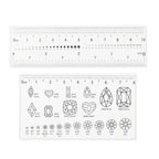 Nail Measurement Ruler Set | MOONLEE