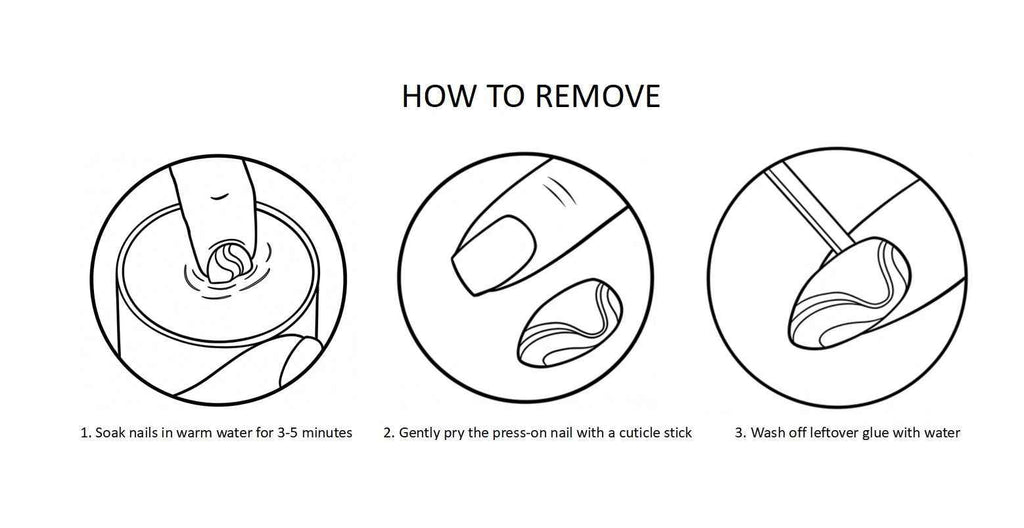 How to Remove Press On Nails Without Damage | MOONLEE