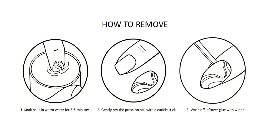 How to Remove Press On Nails Without Damage | MOONLEE