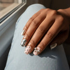 Pink Sugar Truffle Short Squoval Press-On Nails for Typing & Commute | MOONLEE