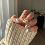 Pink Sugar Truffle Short Squoval Press-On Nails for Typing & Commute | MOONLEE