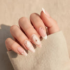 Cotton Candy Short Almond Press-On Nails for Typing & Commute | MOONLEE