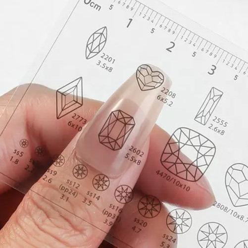 Nail Measurement Ruler Set | MOONLEE
