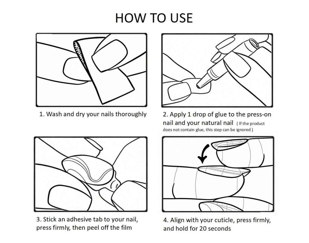 How to Apply Press On Nails Step by Step | MOONLEE