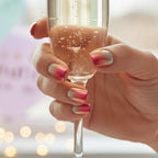 Rose Souffle Short Stiletto Press-On Nails for Typing & Commute | MOONLEE
