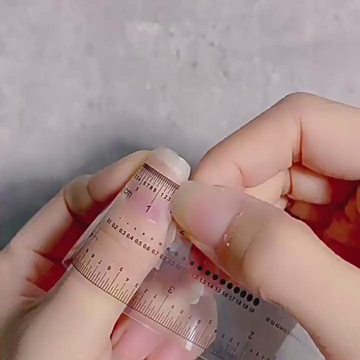 Nail Measurement Ruler Set